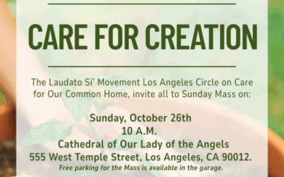 California Chapter Mass to Welcome the Laudato Si’ Movement